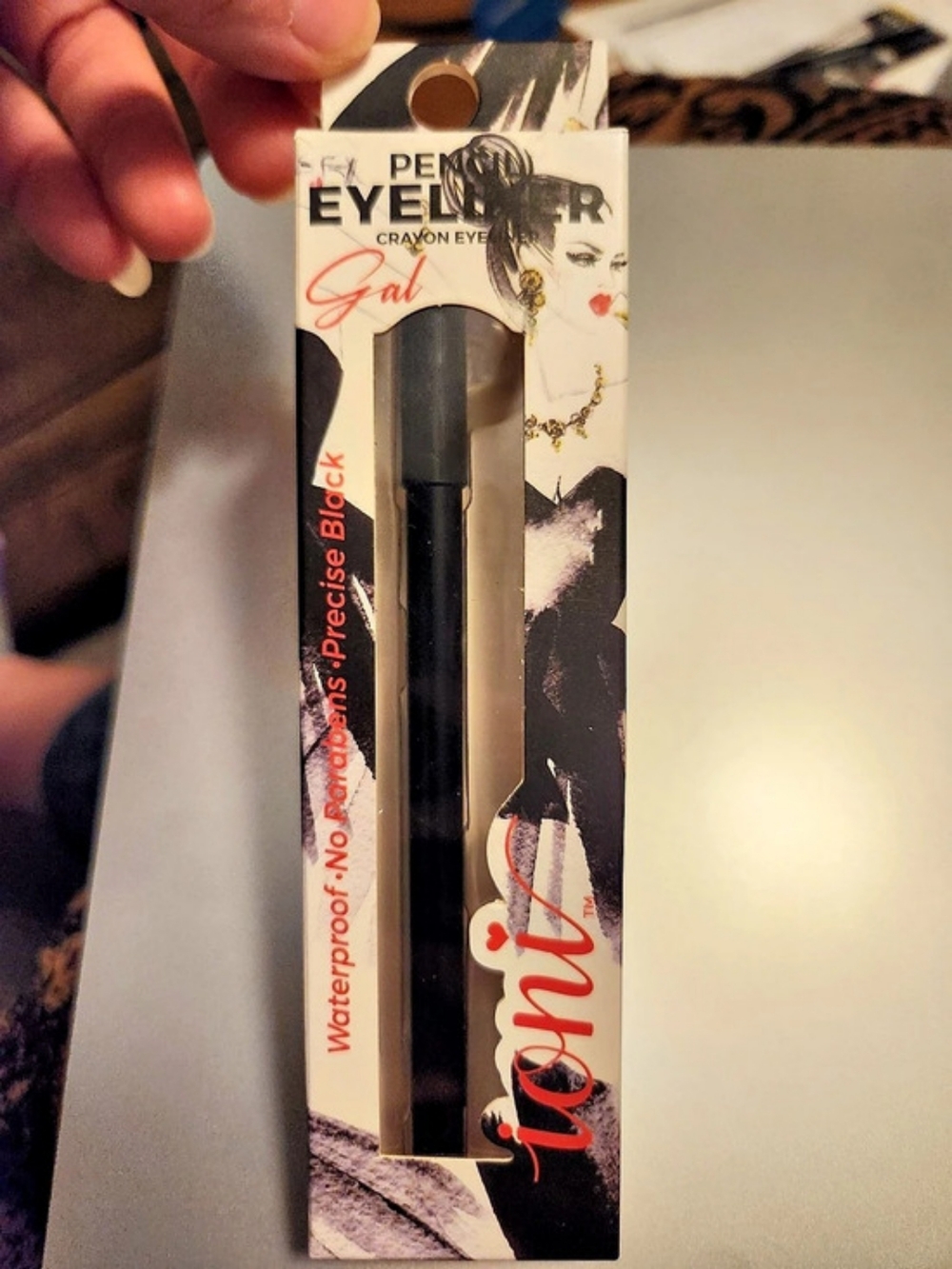 Ioni Pencil Waterproof Eyeliner In Black NWT